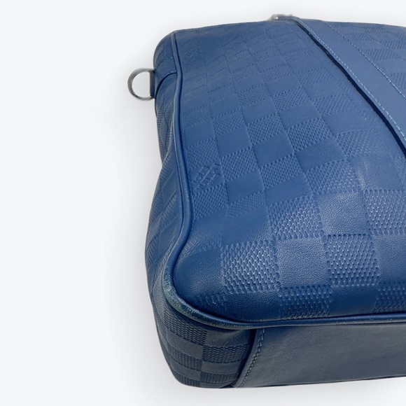 Auth Louis Vuitton Large LV Tadao PM Neptune Blue Damier Infini Tote Bag - Picture 11 of 14